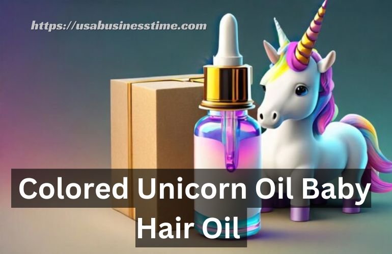 Colored Unicorn Oil Baby Hair Oil